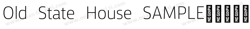 Old State House SAMPLE字体转换